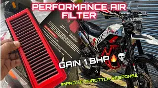 Best Performance Air filter installed in Hero Xpulse 200 4v Pro || Gain 1 BHP🤯🔥