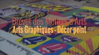 BREVET DES MÉTIERS D'ART : ARTS GRAPHIQUES DÉCOR PEINT