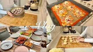 24| Misafir Hazırlığım🍽️ | 5 Çayı Menüsü🌼| Mercimek Köftesi🌿| Çiçek Poğaça | Orman Meyveli Kek 🥮
