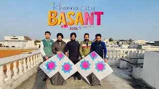 Khanna City Basant 2026 || Kite Flying in Rain || Daman Kang Productions ||