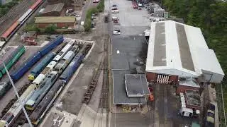 Leicester Station & Goods Yard (From The Air)  2022