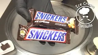 Snickers DUO Ice Cream Rolls | ASMR | Original Snickers and Snickers Ice Cream Food Transformation