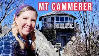 Hiking to Mt Cammerer fire tower (Great Smoky Mountains)
