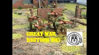 Great War British 1915. Footsore Miniatures 28mm. Complete Range