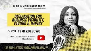 Declaration for Visibility, Favour and Impact