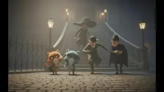 Miko and Tako Meet Sherlock Holmes - Time Travel Adventure with Cats