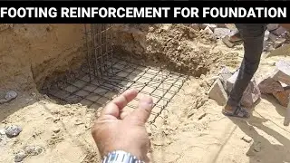 FOOTING REINFORCEMENT FOR COLUMN | COLUMN WORK | STRUCTURE | JATIN KHATRI