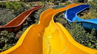 I STUCK in Water Slide at Aquar&eacute;na Mogyor&oacute;d