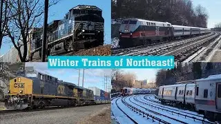 Freezing Cold & Winter Railfanning! 2023-2025