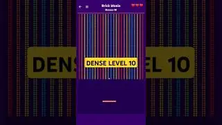 BRICK MANIA DENSE  LEVEL 10 #game #mobilegame #puzzlegame #gaming #brick #brickmania #gameplay