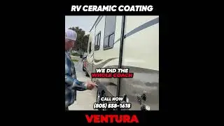 2017 Travel Trailer Gel Coat Correction & Ceramic Coating #rvshine #5yearprotection #finaldetails