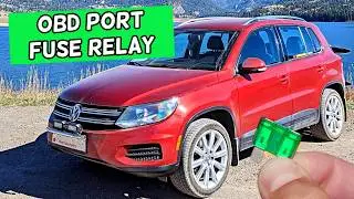 VW TIGUAN OBD Port Diagnostics Port Fuse Relay Location Replacement 2008 2009 2010 2011 2012 2013 20