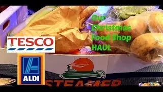 Christmas Food Shop Haul Tesco, Aldi, Local Farm Shop