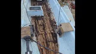 Unprofessional boat stringer repair