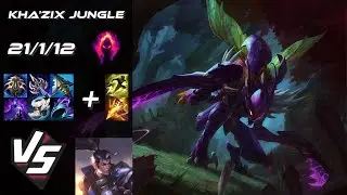 JUNGLE Kha'Zix vs Xin Zhao - EU Grandmaster Patch 26.1