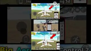 Big Aeroplane Flying 😱{Secret Trick} indian bike driving 3d || indian bike driving 3d new update