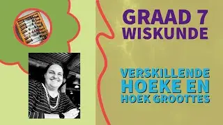 Graad 7 Wiskunde - Verskillende hoeke en hoek groottes