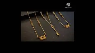 Light weight gold black beads mangalsutra collection#shorts