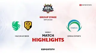 Falcons AP Bren vs Omega Esports HIGHLIGHTS MPL PH S14 | OMG VS FCAP ESPORTSTV