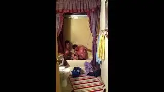 Two guys taking a shower