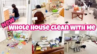 NEW WHOLE HOUSE CLEAM WITH ME 2022 | COMPLETE DISASTER | HUGE MESS CLEANING MOTIVATION