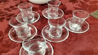 Обзор набора турецких чайных стаканов и блюдец: плюсы и минусы