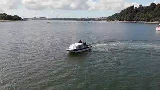 Boat hire up the Fal river