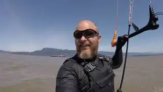 Kitesurfing Log 2021-05-15 Spanish Banks LW Skim Session