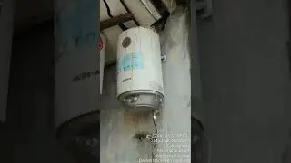 bocornya water Heater Modena #servicewaterheater #servicekomporgas