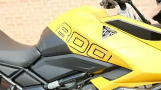 2025 Triumph Tiger Sport 800 Cosmic Yellow Walk around