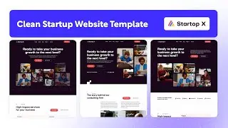 Clean Startup Website Template | Startop X - BRIX Templates