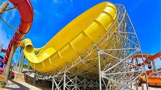 The Magicone Water Slide at Aquapark Aquacolors