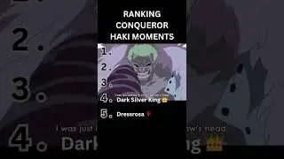 Ranking best conqueror haki moments #onepiece #anime #luffy