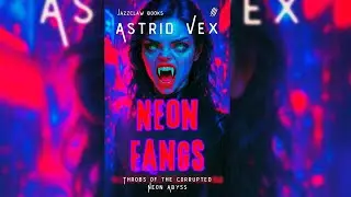 Neon Fangs - A cyberpunk VAMPIRE story - A Novel by ASTRID VEX - Not for the faint-hearted. Horror.