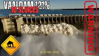 VAAL DAM OVERFLOW 121%