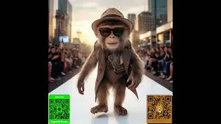 Monkey Style 78 #monkey #donation #charity #monyet #artist #viralvideo #fyp #style #stylish #catwalk