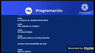 Programación de caracol pero con la de caracol internacional