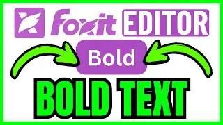 How To BOLD TEXT In Foxit PDF Editor (QUICK & EASY) 2026