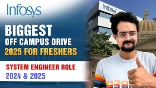 Infosys Biggest Off Campus Drive 2025 | System Engineer Role | Apply Step by Step | Eligibility
