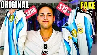 &iquest;Vale la pena pagar m&aacute;s? Camiseta de Argentina ORIGINAL vs FAKE