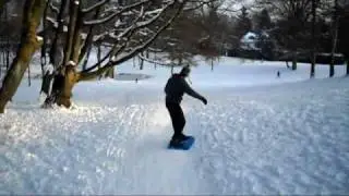 Snow-Bodyboarding