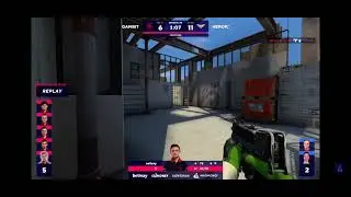 Gambit vs Heroic funny moment refrezh
