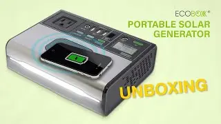 UNBOXING: Ecoboxx EB150P Portable Power Station [SOLAR GENERATOR!!] [60W USB C PD!!]
