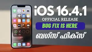 iOS 16.4.1 In Malayalam | Bug Fixes | Official Released