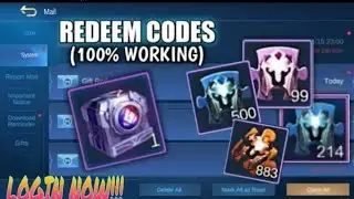 NEW ML REDEMPTION CODE!!!! (2020) | MLBB