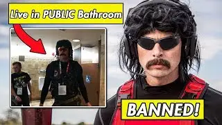 Dr Disrespect BANNED on Twitch For Streaming in PUBLIC Bathroom! Ninja and Tfue React