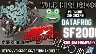 Data Frog SF2000 PC Engine Demoscene Bar Frog Tux RA CFW Work In Progress #17