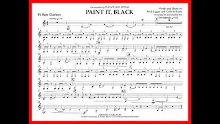 Paint It, Black (Bass Clarinet part) arr. by Roland Barrett