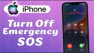 How to Turn Off Emergency SOS on iPhone (STOP ACCIDENTAL 911 Calls! )