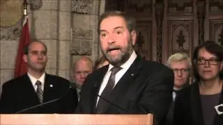 Thomas Mulcair, EI and the Senate - 022713